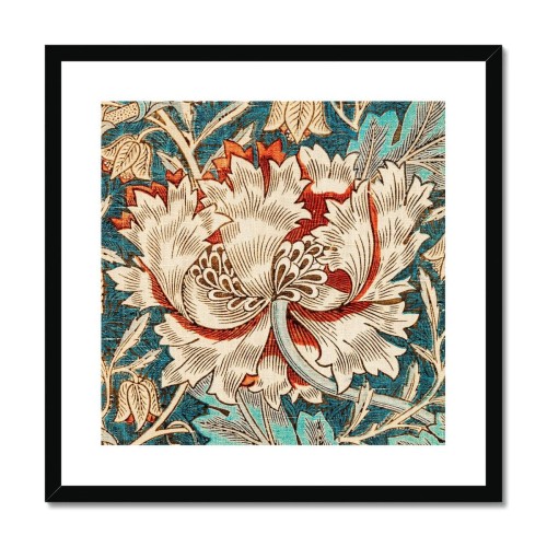 Honeysuckle Too By William Morris Framed & Mounted Print