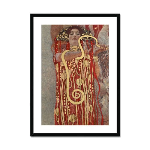 Hygieia By Gustav Klimt Framed & Mounted Print