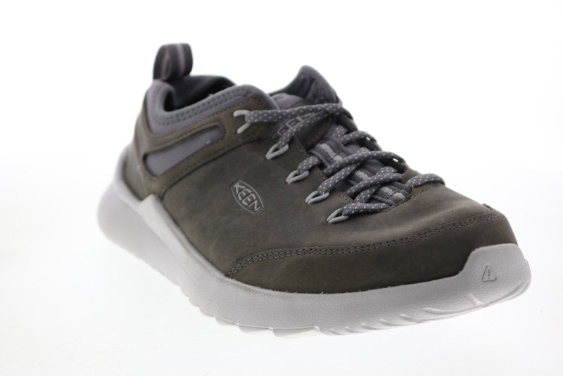 Keen Highland 1023565 Mens Gray Leather Lace Up Lifestyle Sneakers Shoes