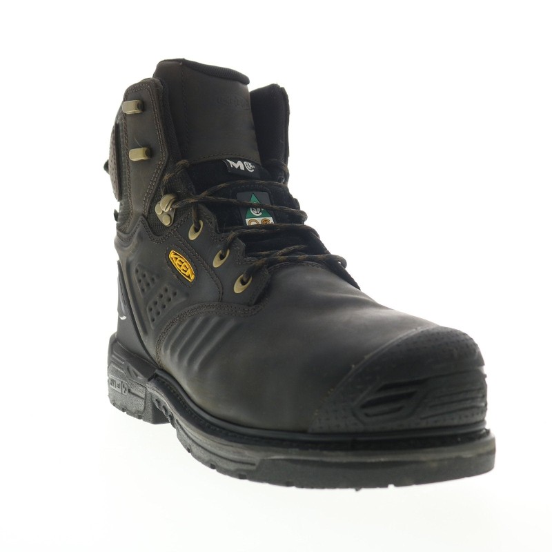 Keen Philadelphia 6 1022167 Mens Brown Leather Lace Up Work Boots
