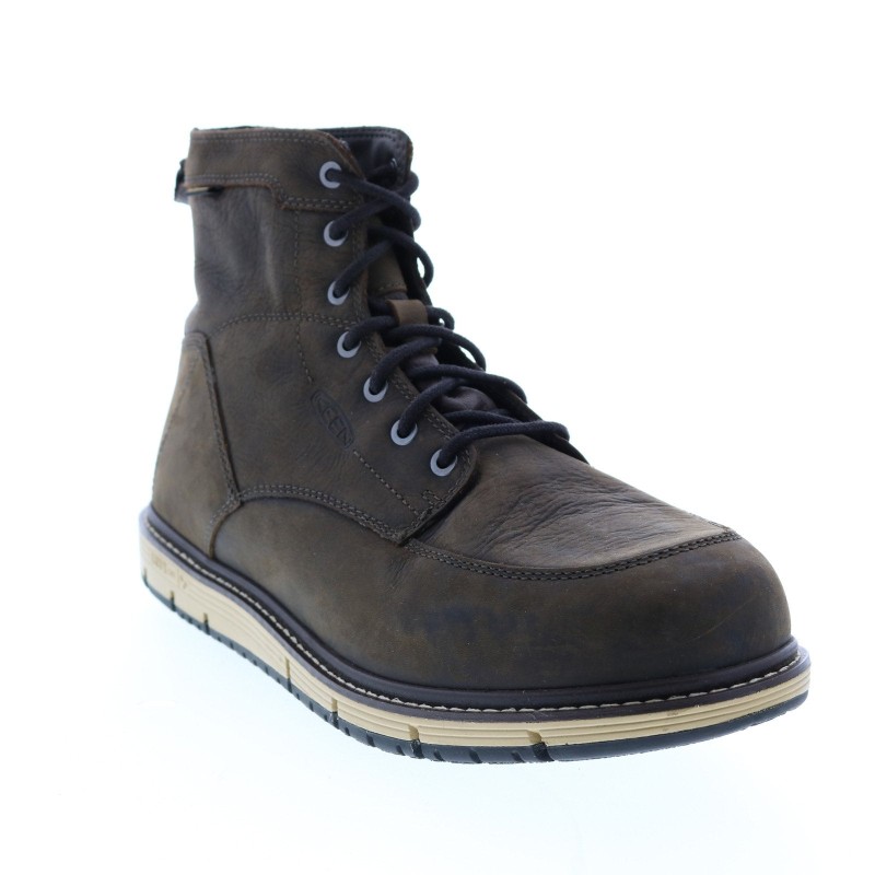 Keen San Jose 6 1023203 Mens Brown Leather Lace Up Work Boots 9.5