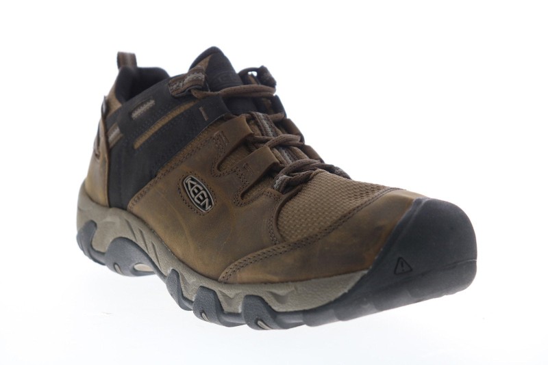 Keen Steens 1022331 Mens Brown Leather Lace Up Athletic Hiking Shoes