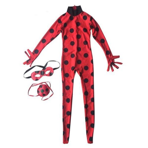 Lady Bug Kids Halloween Costume Full Lycra Zentai Suit