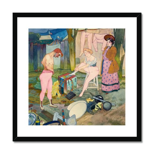 Le Cirque Corvi By Georges De Feure Framed & Mounted Print