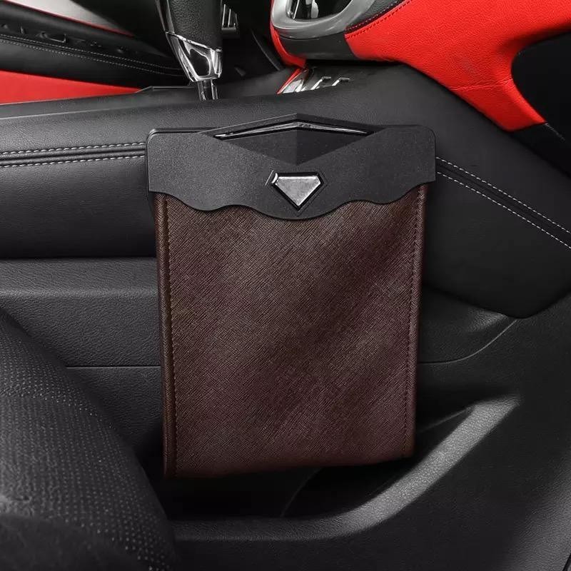 Led Car Trash Can Garbage Holder  (3)