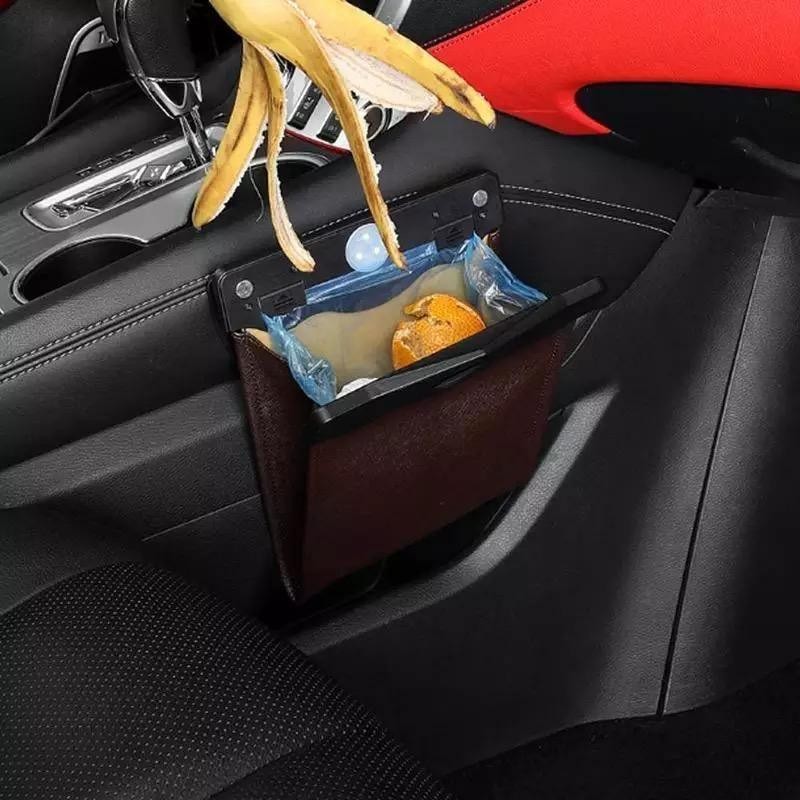 Led Car Trash Can Garbage Holder  (4)