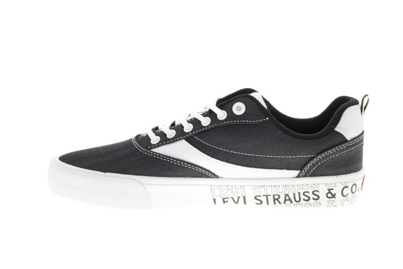 Levis Lance Lo Chm Grfx 519737-01a1 Mens Black Lifestyle Sneakers Shoes (5)