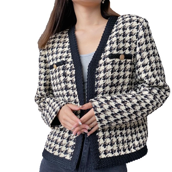 Bereal  -  Luxe Houndstooth Tweed Jacket (2)