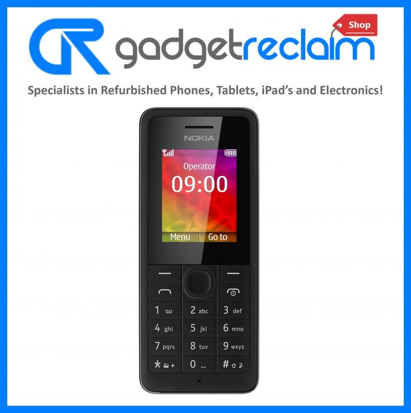  | Nokia 106 Black Classic Phone | O2 Network | Refurbished (Good)