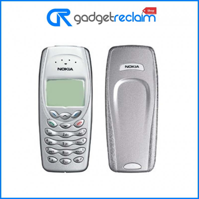  | Nokia 3410 Classic Retro Phone - Silver | Unlocked | Refurbished (Good)