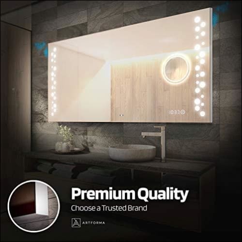 Optiwhite Anti-fog Bluetooth Touch Led Wall Mirror (2)
