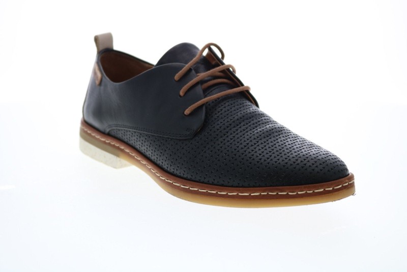 Pikolinos Santander W7c-4987c1 Mens Black Leather Oxfords & Lace Ups Plain Toe Shoes