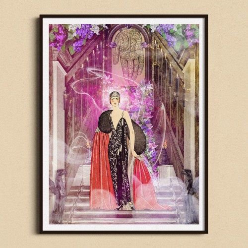 Princess Reah, Conjurer Of Fate Framed & Mounted Print
