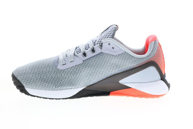 Reebok Nano X1 Grit S42568 Womens Gray Canvas Athletic Cross Training Shoes (5)