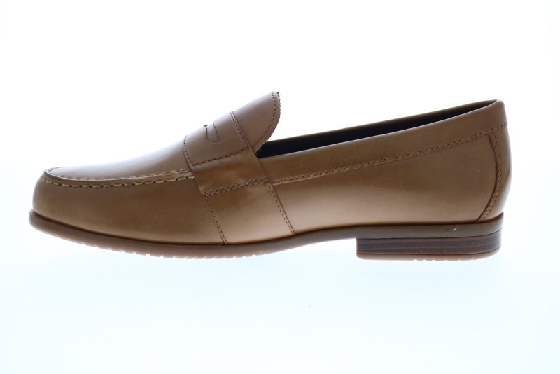 Rockport Classic Lite 2 Ch8776 Mens Brown Leather Loafers Penny Shoes (5)
