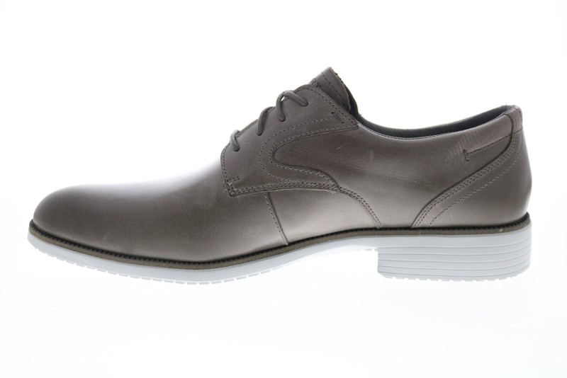 Rockport Total Motion Dres Sport Plain Toe Ci5259 Mens Gray Oxfords Plain Toe Shoes (5)