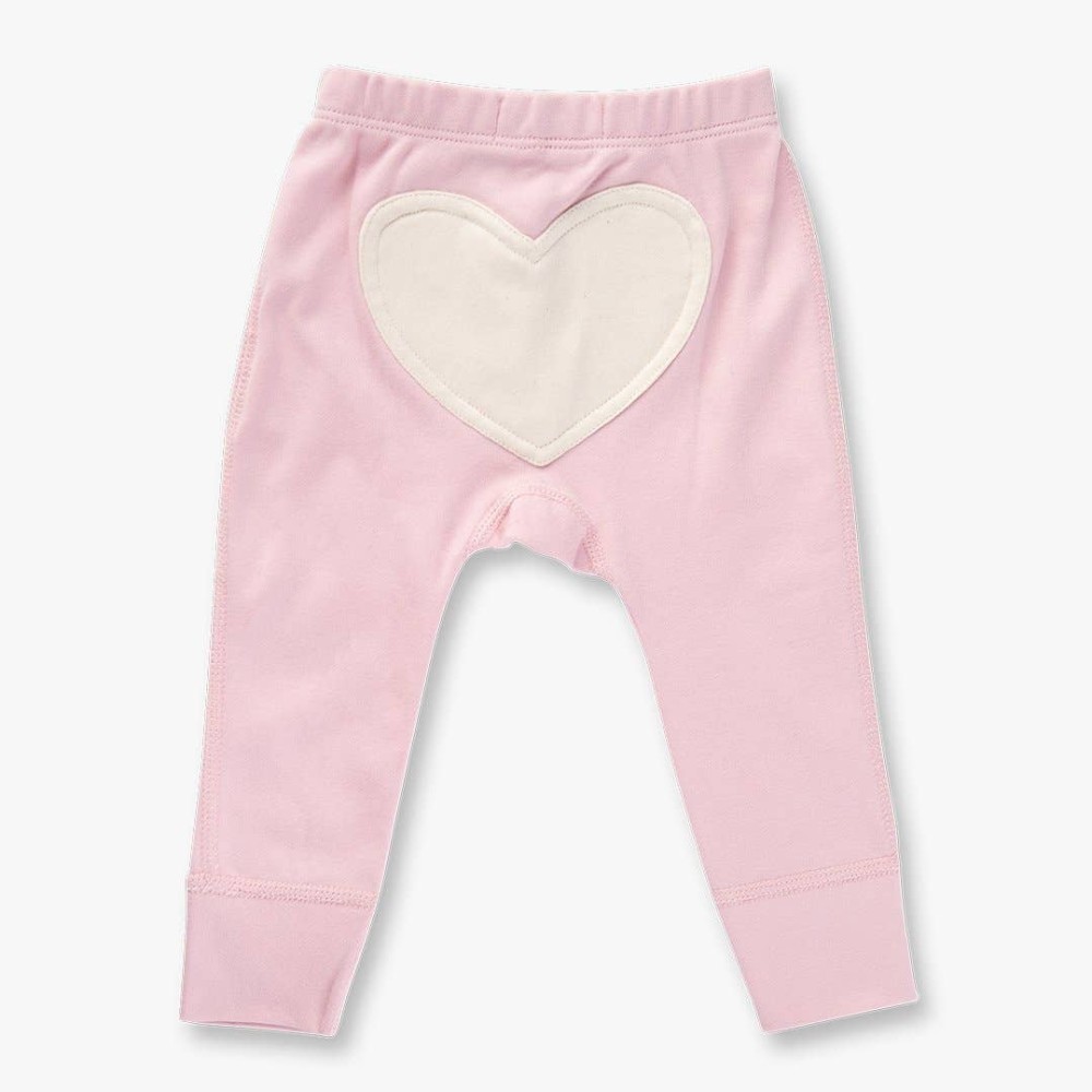 Dusty Pink Baby Heart Pants | 50% OFF
