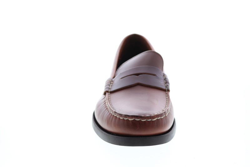 Sebago Dan Boat 7111mww Mens Brown Leather Loafers & Slip Ons Penny Shoes (3)