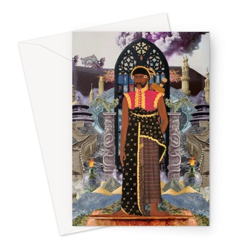 Silk Rodeo Greeting Card