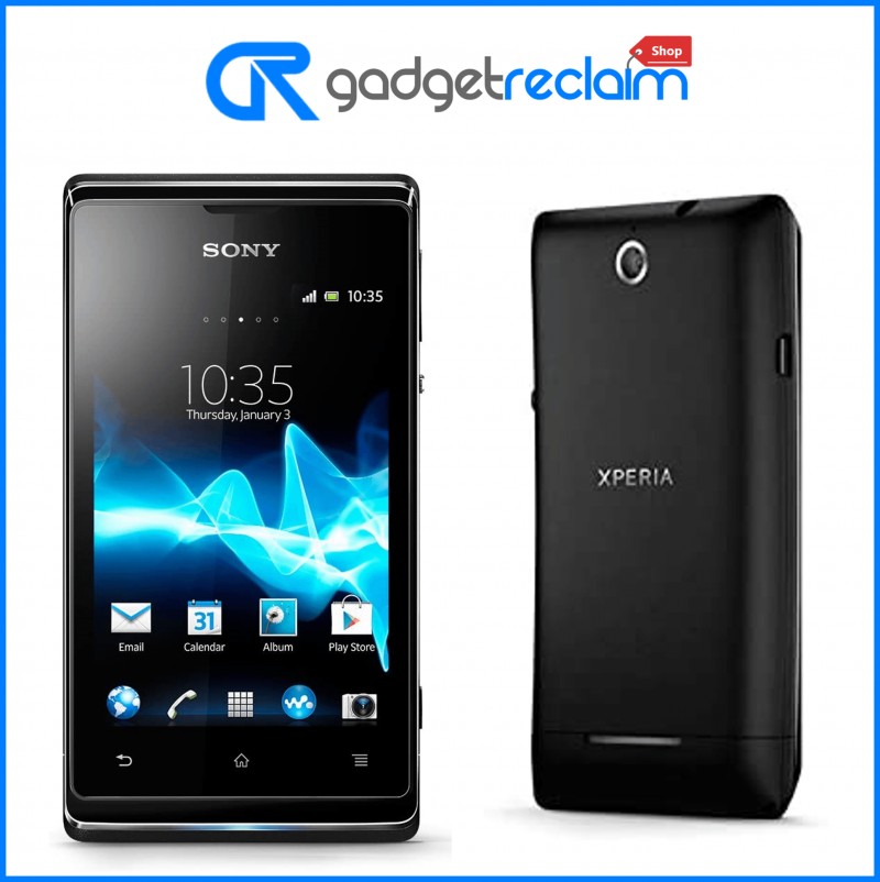  | Sony Xperia E 4gb Black | Unlocked | Refurbished (Good)