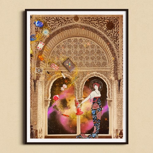 Thea The Space Nymph Framed & Mounted Print