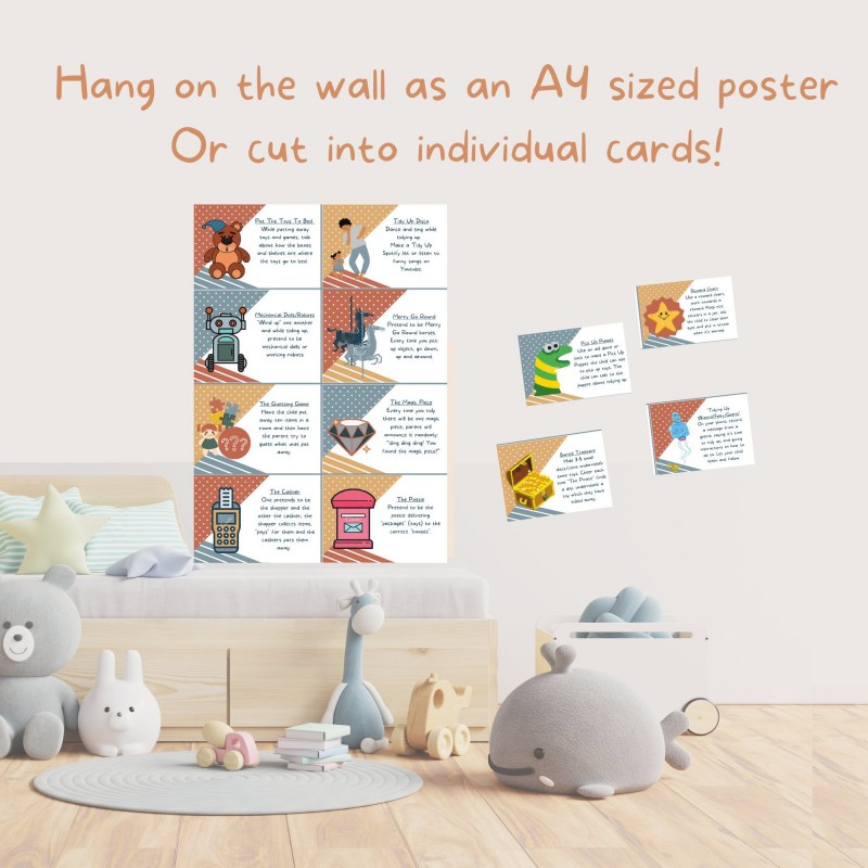 Tidying Up Games In A Box! 24 Play Ideas, Colour-In Activities, Praise Medals (3)