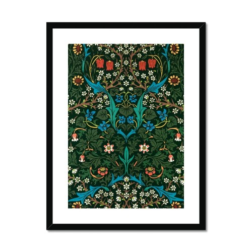 Tulips By William Morris Framed & Mounted Print