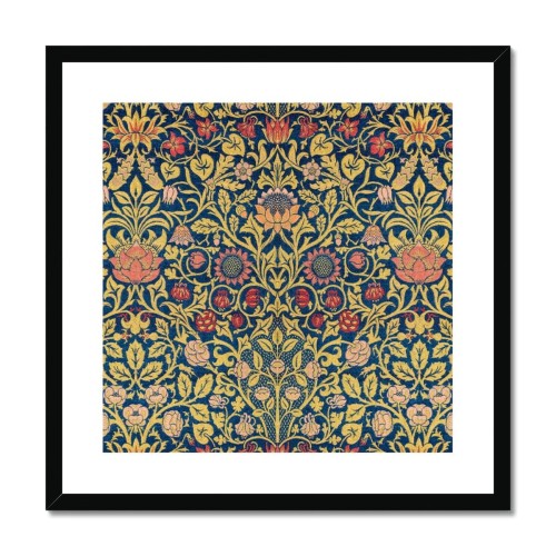 Violet And Columbine By William Morris Framed & Mounted Print